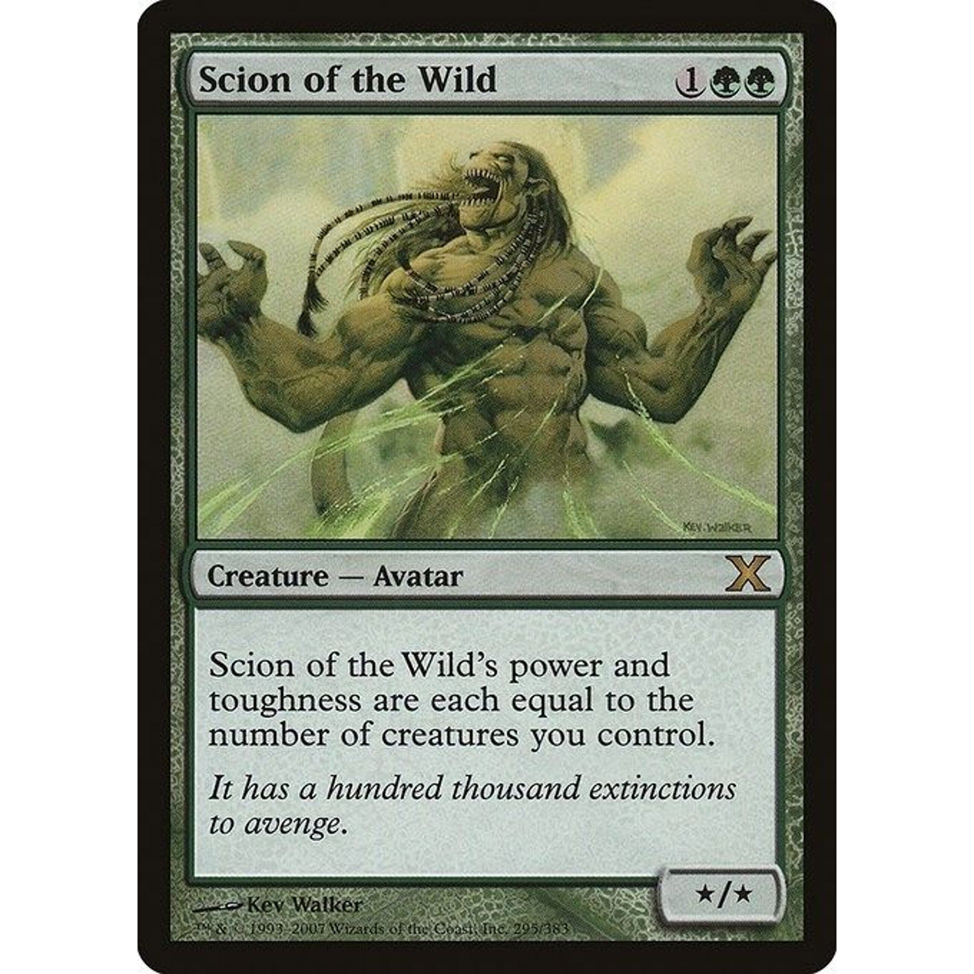 Image for Scion of the Wild (295) (10E) - Magic: The Gathering