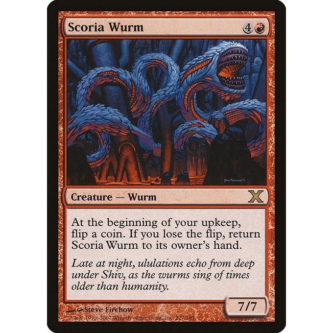 Image for Scoria Wurm (227) (10E) - Magic: The Gathering