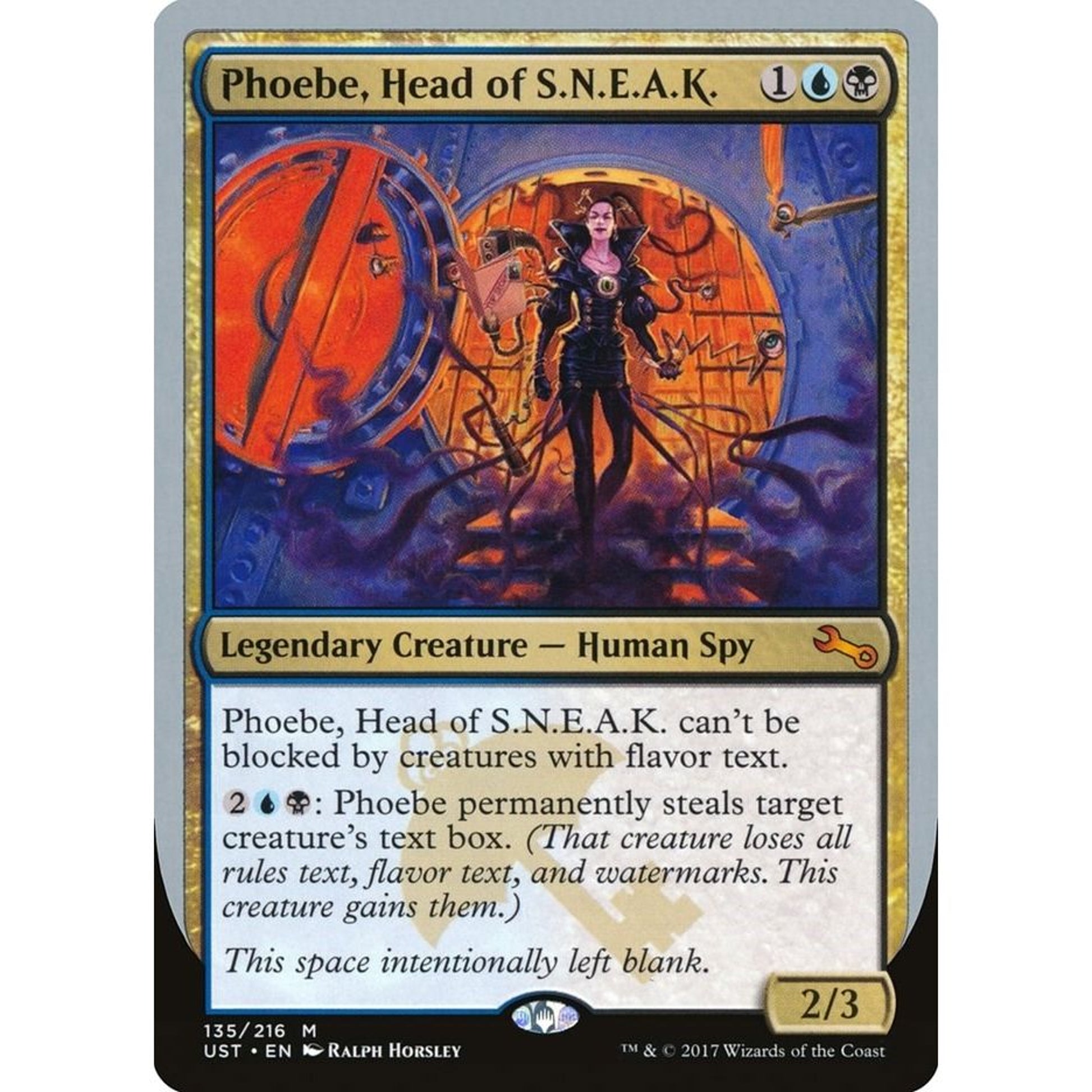 Image for Phoebe, Head of S.N.E.A.K. (135) (UST) - Magic: The Gathering