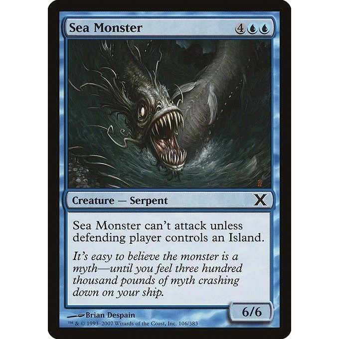 Image for Sea Monster (106) (10E) - Magic: The Gathering