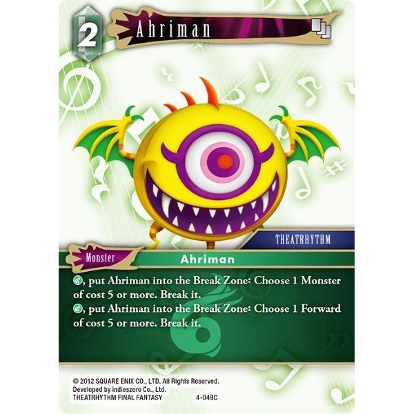 Image for Ahriman (4-049C) (OP4) - Final Fantasy TCG