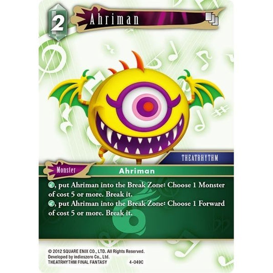 Image for Ahriman (4-049C) (OP4) - Final Fantasy TCG