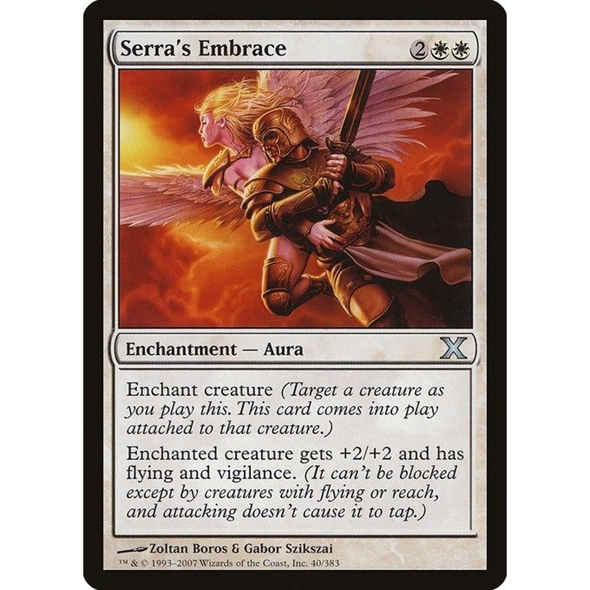 Image for Serra's Embrace (40) (10E) - Magic: The Gathering
