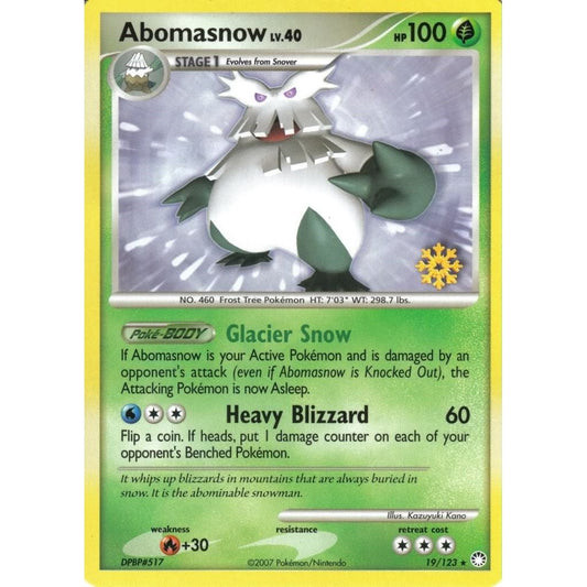 Image for Abomasnow (019/123) (CCP) - Pokemon