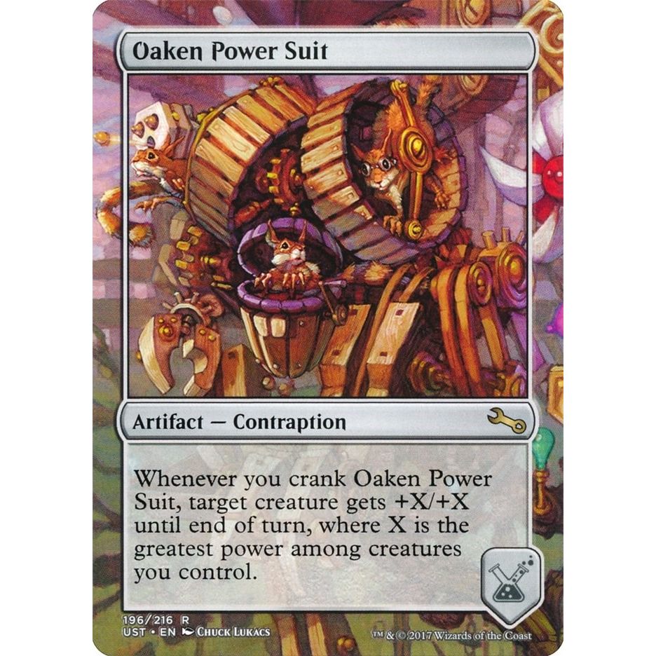 Image for Oaken Power Suit (196) (UST) - Magic: The Gathering