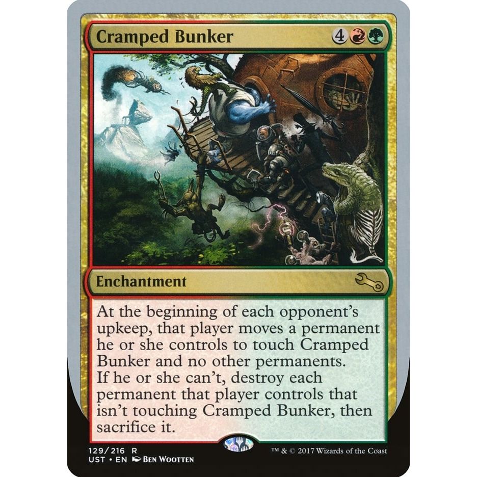 Image for Cramped Bunker (129) (UST) - Magic: The Gathering