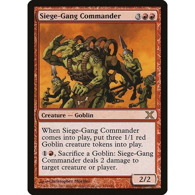 Image for Siege-Gang Commander (234) (10E) - Magic: The Gathering