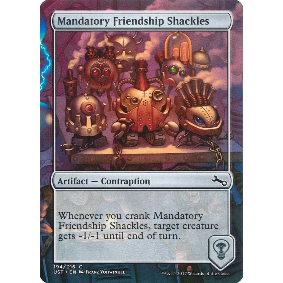 Image for Mandatory Friendship Shackles (194) (UST) - Magic: The Gathering