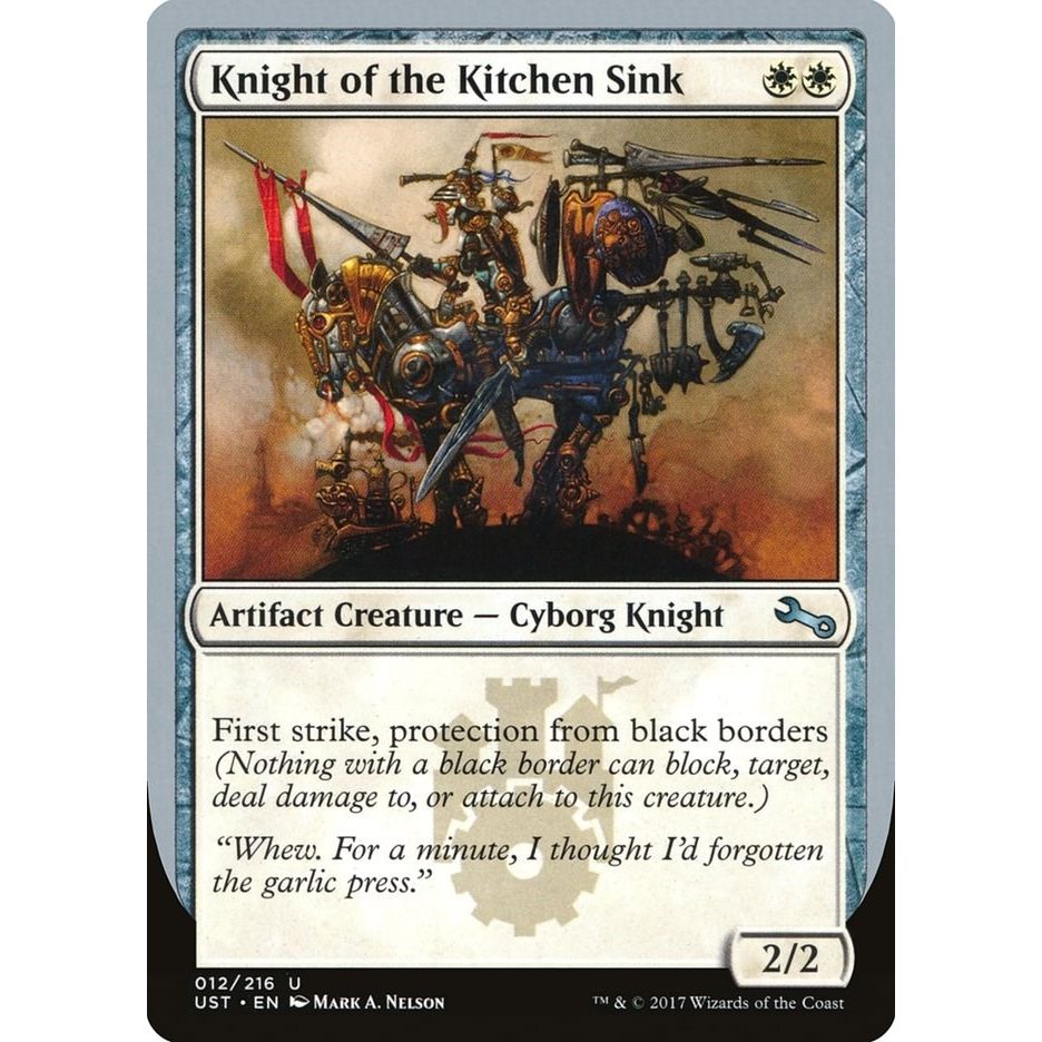Image for Knight of the Kitchen Sink (A) (12) (UST) - Magic: The Gathering