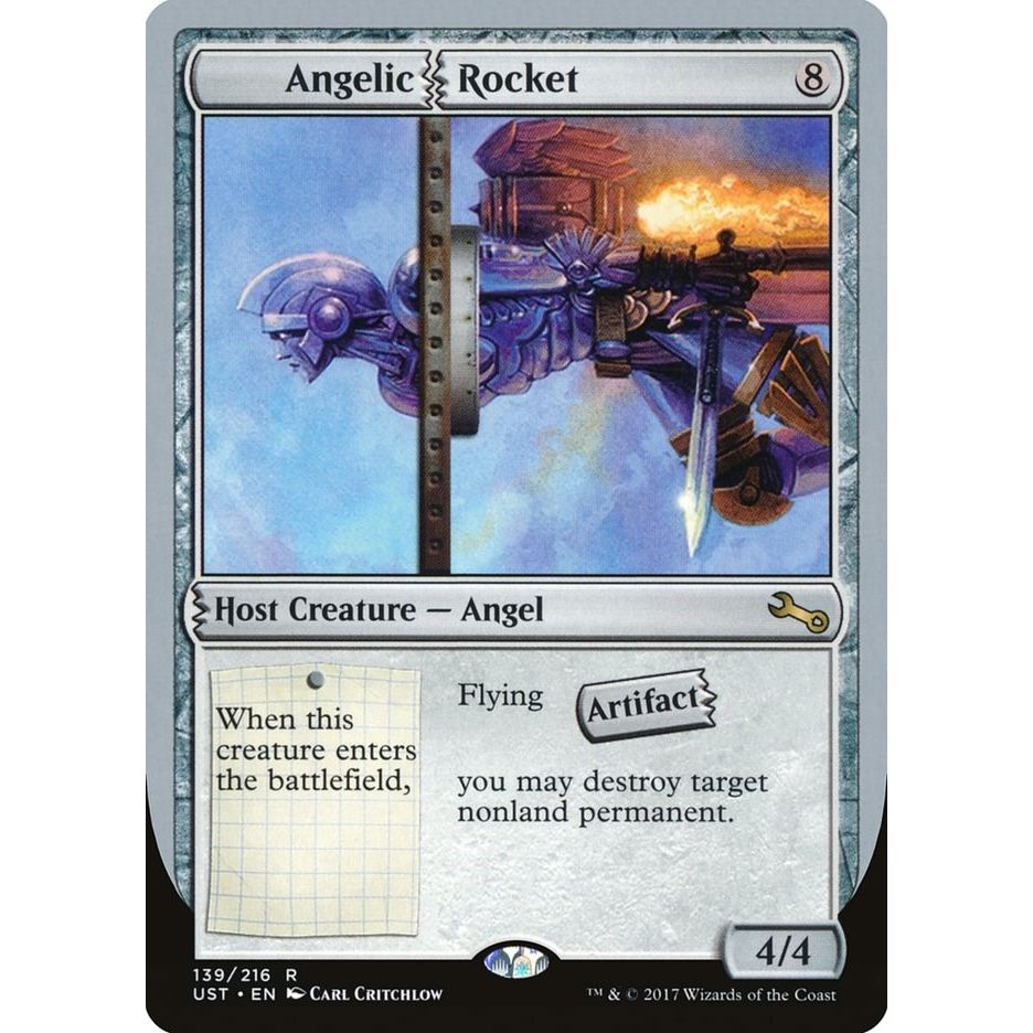 Image for Angelic Rocket (139) (UST) - Magic: The Gathering