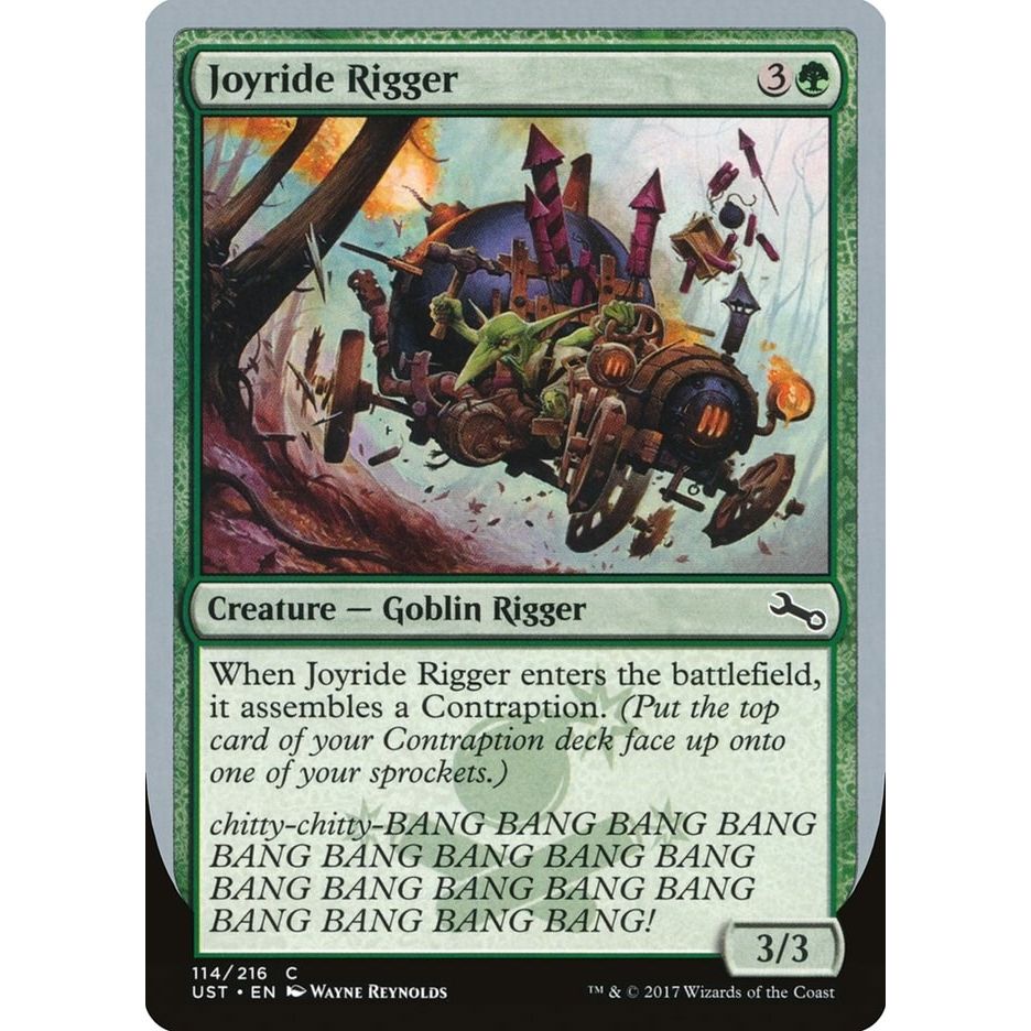 Image for Joyride Rigger (114) (UST) - Magic: The Gathering