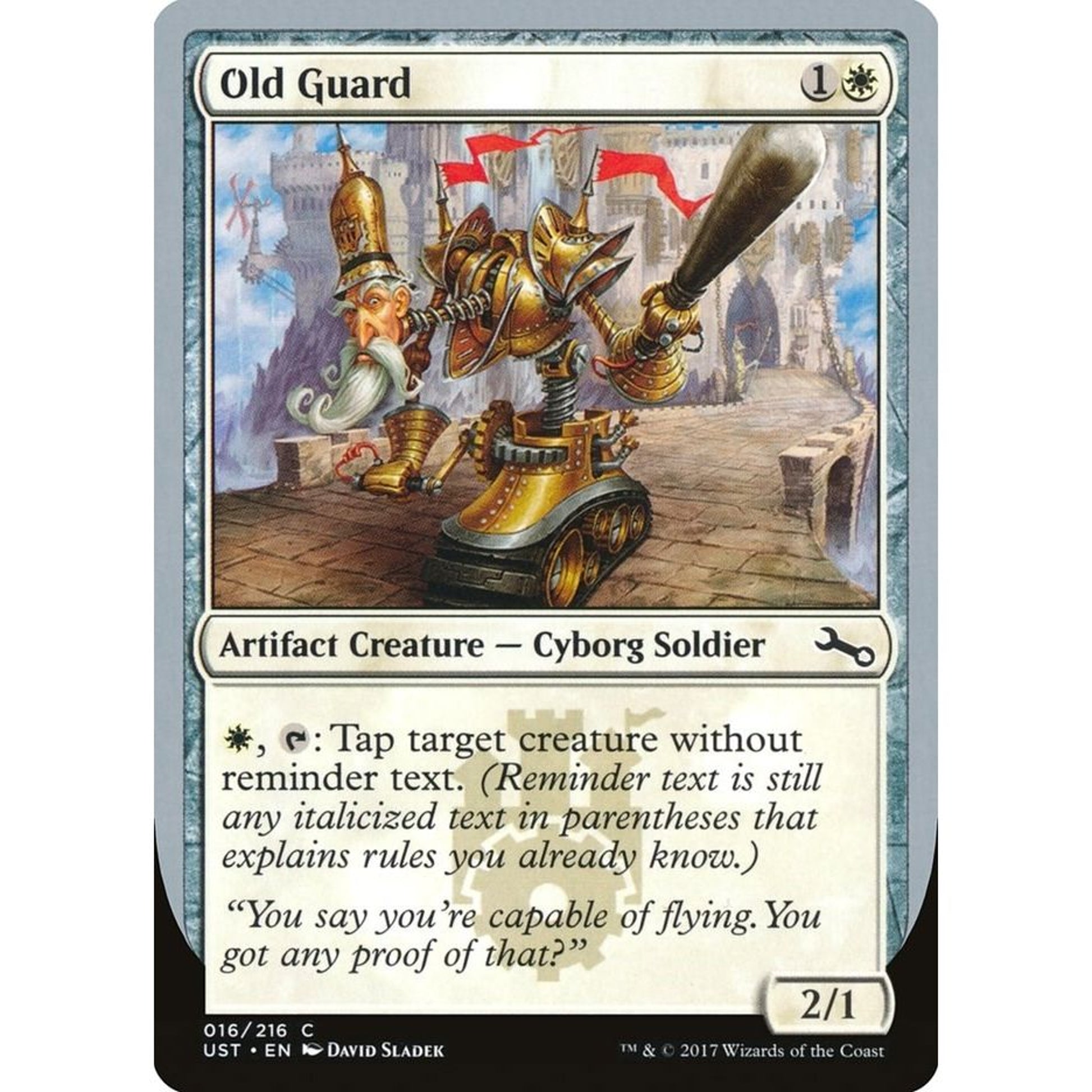 Image for Old Guard (16) (UST) - Magic: The Gathering