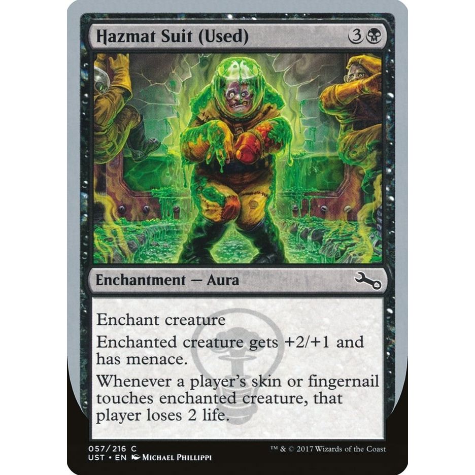 Image for Hazmat Suit (Used) (57) (UST) - Magic: The Gathering