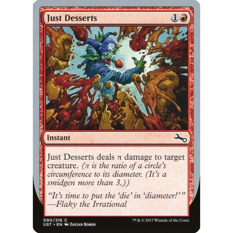 Image for Just Desserts (90) (UST) - Magic: The Gathering
