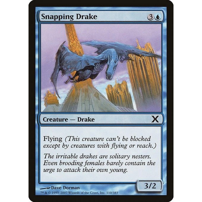 Image for Snapping Drake (110) (10E) - Magic: The Gathering