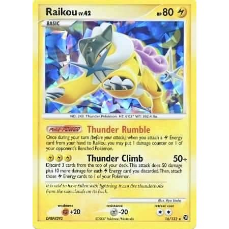 Image for Raikou - 16/132 (Cracked Ice Holo) (016/132) (MCAP) - Pokemon