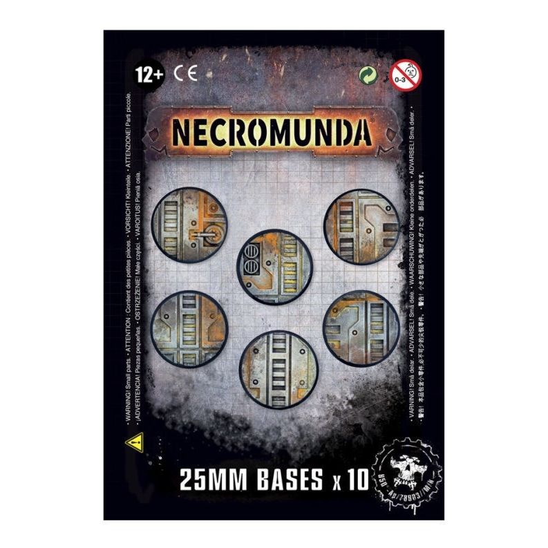 Image for Necromunda 25mm Bases (10-Pack) - Warhammer Game Accessories
