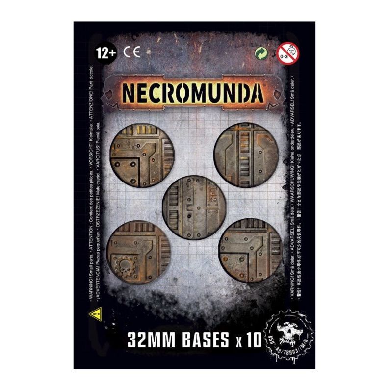 Image for Necromunda 32mm Bases (10-Pack) - Warhammer Game Accessories
