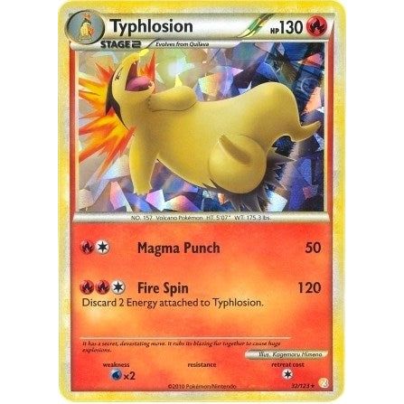 Image for Typhlosion - 32/123 (Cracked Ice Holo) (032/123) (PR) - Pokemon
