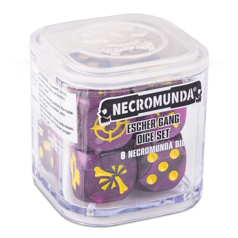 Image for Necromunda: Escher Gang Dice Set (8-Pack) - Warhammer Game Accessories