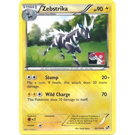 Image for Zebstrika - 42/114 (League Promo) (042/114) (PR) - Pokemon
