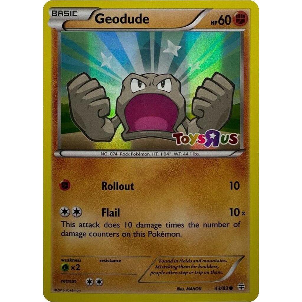 Image for Geodude - 43/83 (Toys R Us Promo) (043/083) (MCAP) - Pokemon