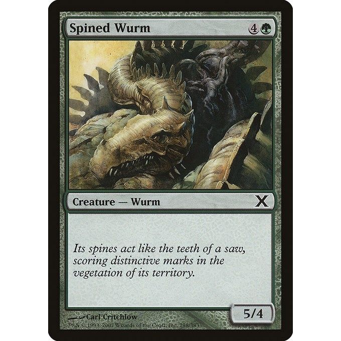 Image for Spined Wurm (298) (10E) - Magic: The Gathering