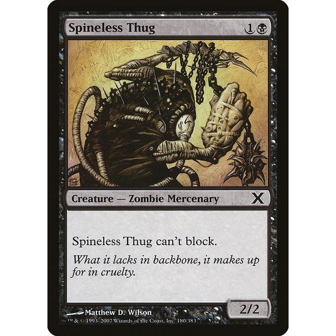 Image for Spineless Thug (180) (10E) - Magic: The Gathering