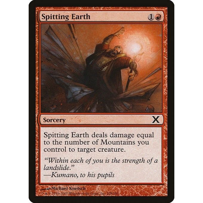 Image for Spitting Earth (238) (10E) - Magic: The Gathering