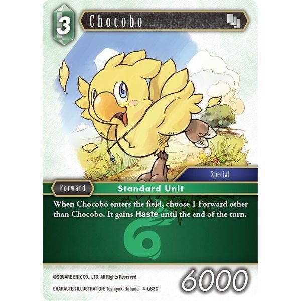 Image for Chocobo (4-063C) (4-063C) (OP4) - Final Fantasy TCG