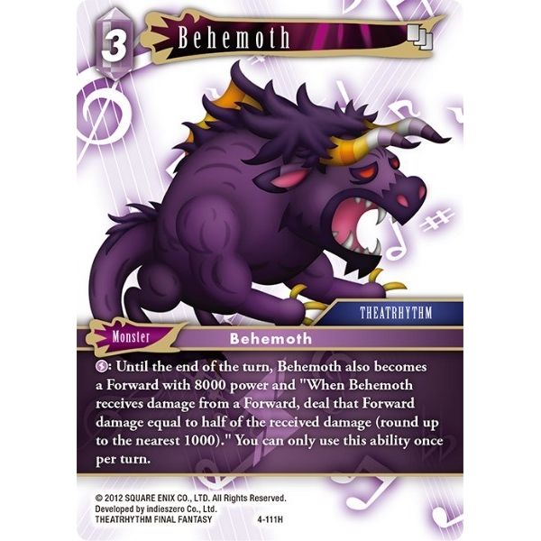 Image for Behemoth (4-111H) (OP4) - Final Fantasy TCG