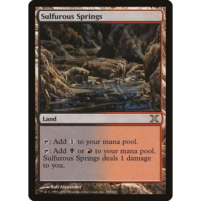 Image for Sulfurous Springs (359) (10E) - Magic: The Gathering