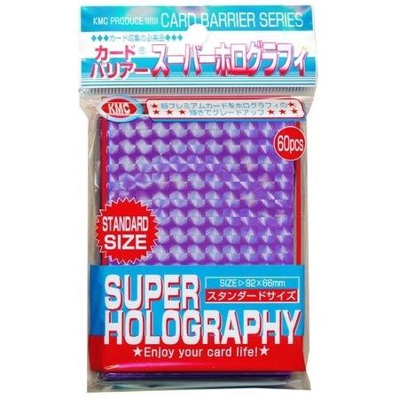 Image for KMC Card Barrier - Super Holography - Purple (60-Pack) - Card Sleeves