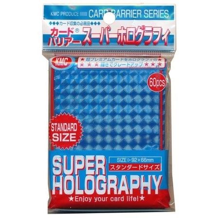 Image for KMC Card Barrier - Super Holography - Blue (60-Pack) - Card Sleeves
