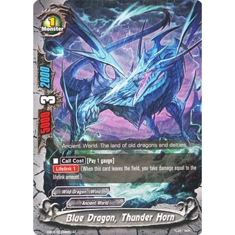 Image for Blue Dragon, Thunder Horn (EB01/0024EN) (EB01) - Future Card BuddyFight