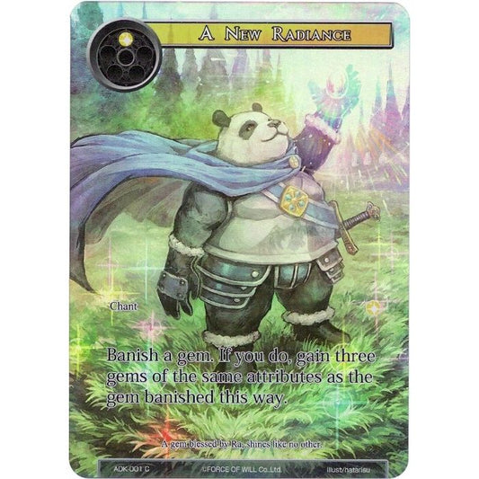 Image for A New Radiance (Full Art) (ADK-001) (ADK) - Force of Will