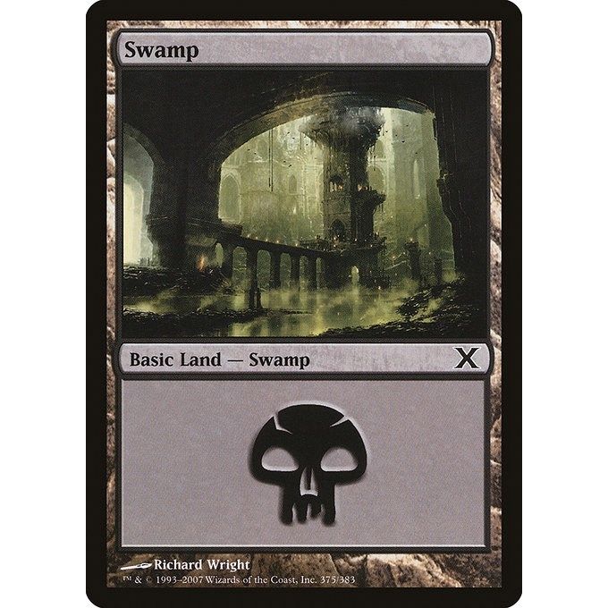 Image for Swamp (375) (375) (10E) - Magic: The Gathering
