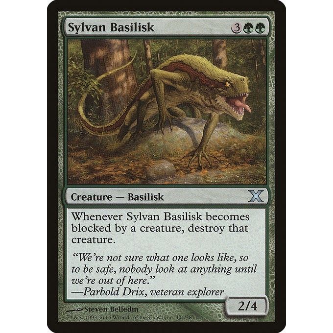 Image for Sylvan Basilisk (301) (10E) - Magic: The Gathering