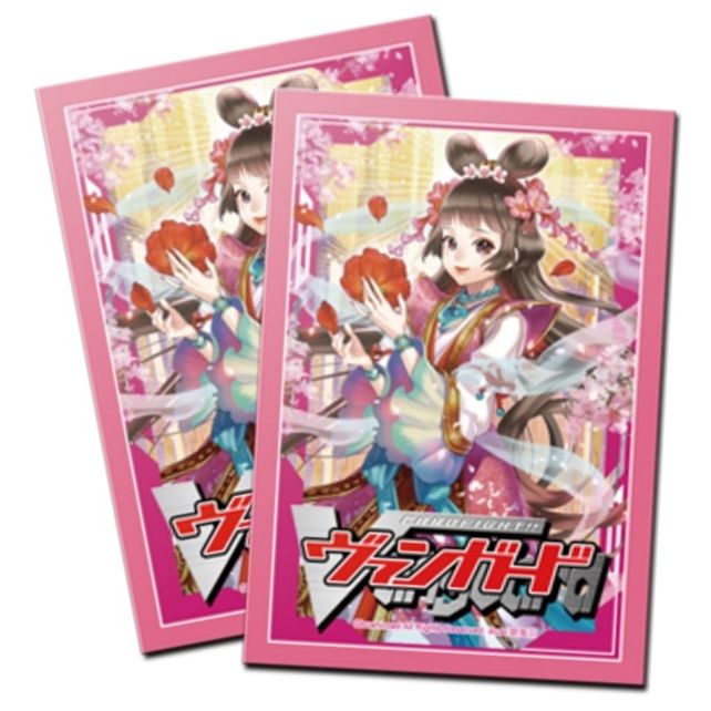 Image for Bushiroad Sleeve Collection Mini Vol.14 Cardfight!! Vanguard: Goddess of Flower Divination, Sakuya (53-Pack) - Card Sleeves