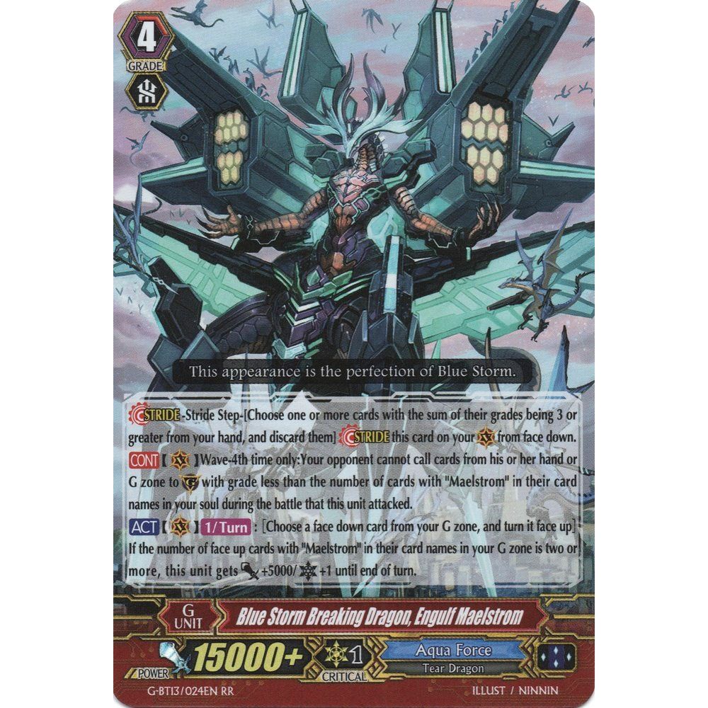 Image for Blue Storm Breaking Dragon, Engulf Maelstrom (G-BT13/024EN) (G-BT13) - Cardfight Vanguard