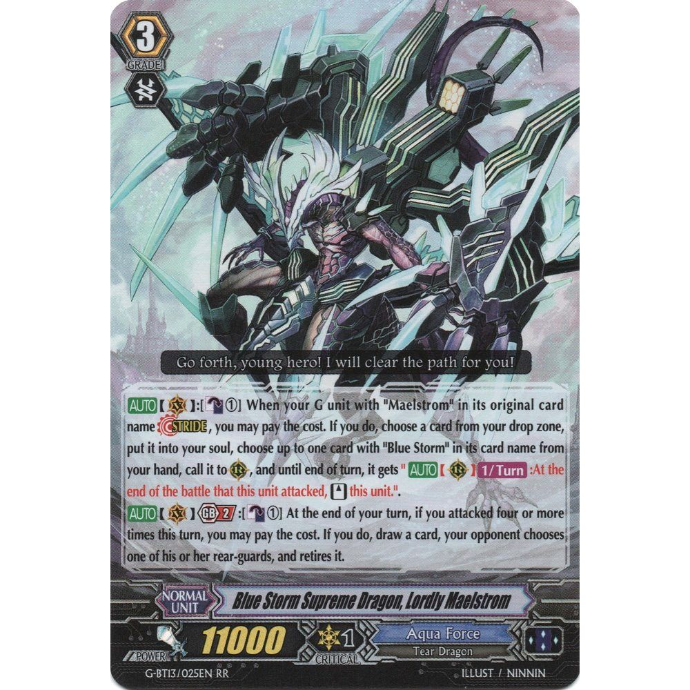 Image for Blue Storm Supreme Dragon, Lordly Maelstrom (G-BT13/025EN) (G-BT13) - Cardfight Vanguard
