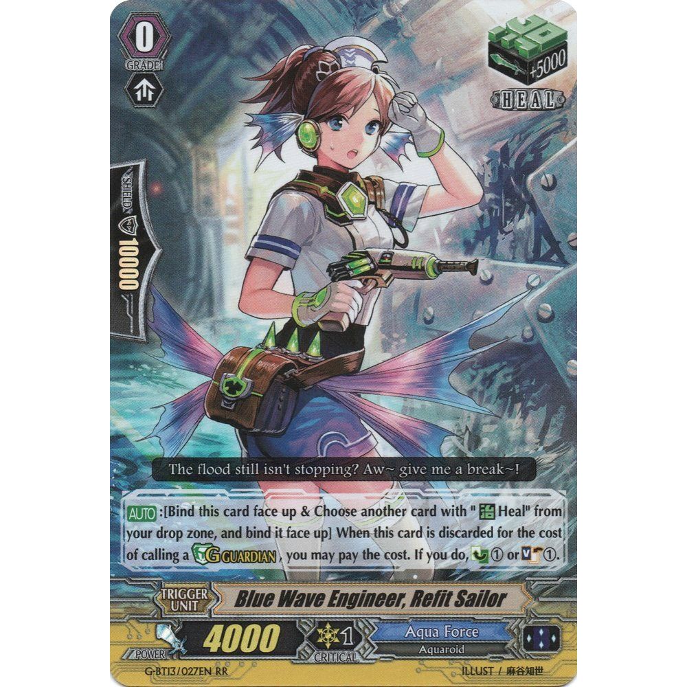 Image for Blue Wave Engineer, Refit Sailor (G-BT13/027EN) (G-BT13) - Cardfight Vanguard