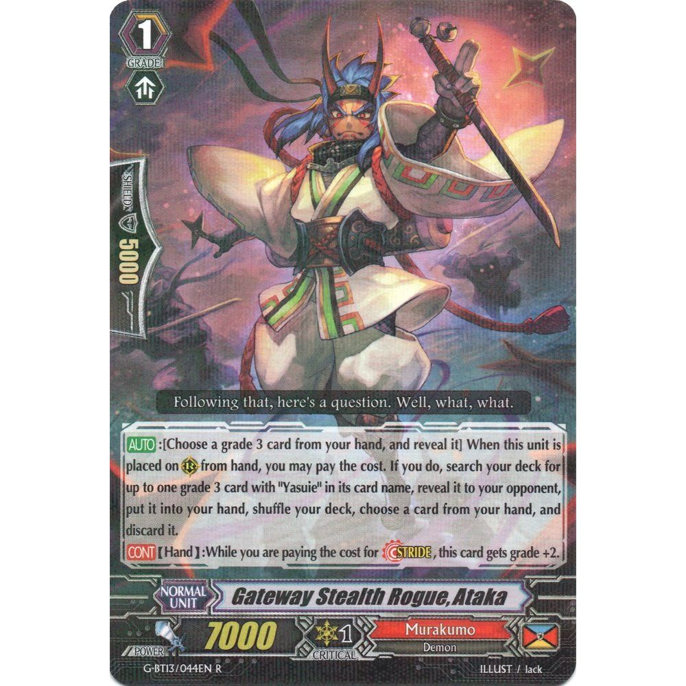 Image for Gateway Stealth Rogue, Ataka (G-BT13/044EN) (G-BT13) - Cardfight Vanguard