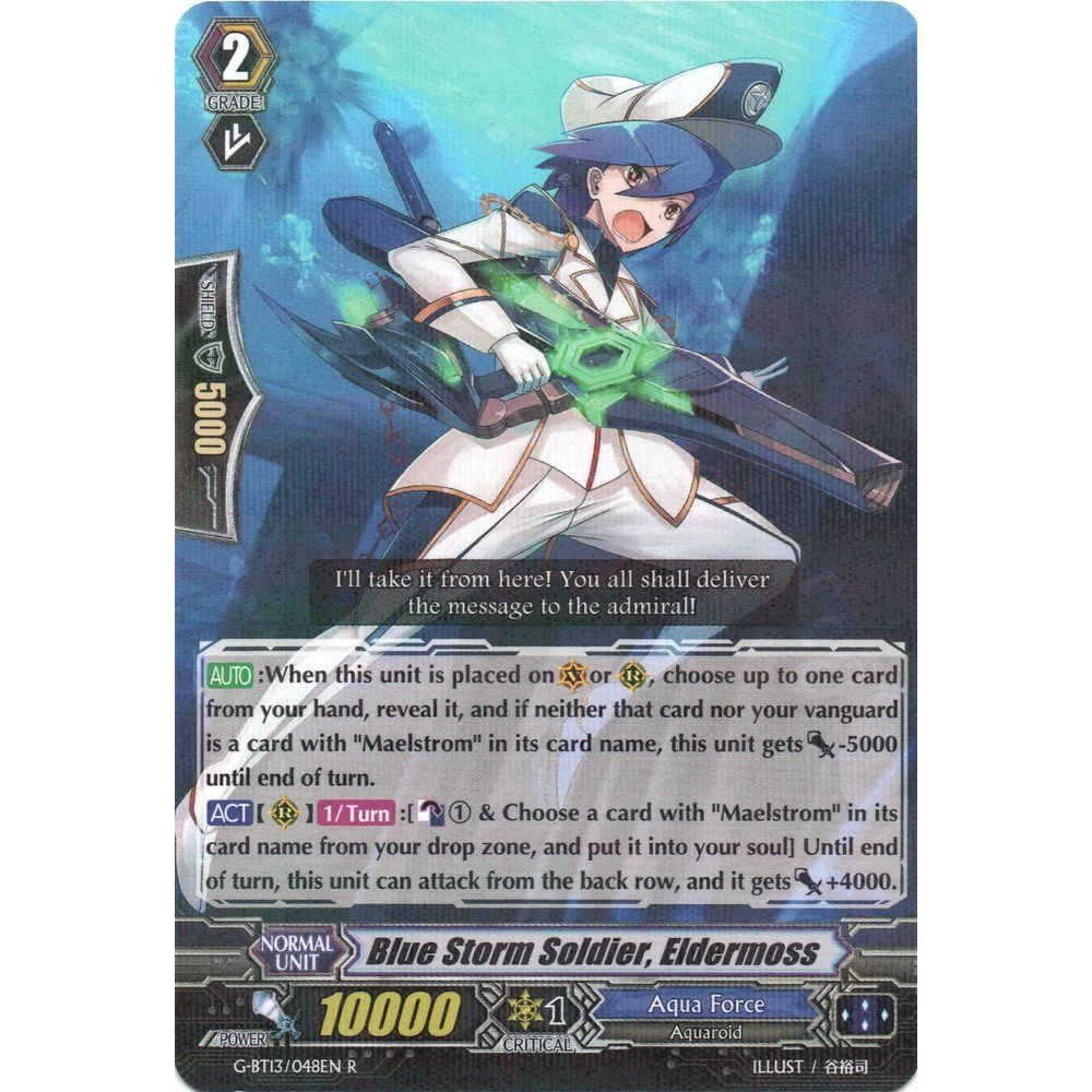 Image for Blue Storm Soldier, Eldermoss (G-BT13/048EN) (G-BT13) - Cardfight Vanguard