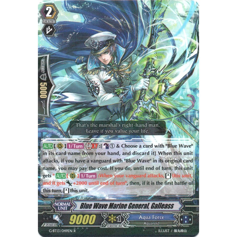 Image for Blue Wave Marine General, Galleass (G-BT13/049EN) (G-BT13) - Cardfight Vanguard