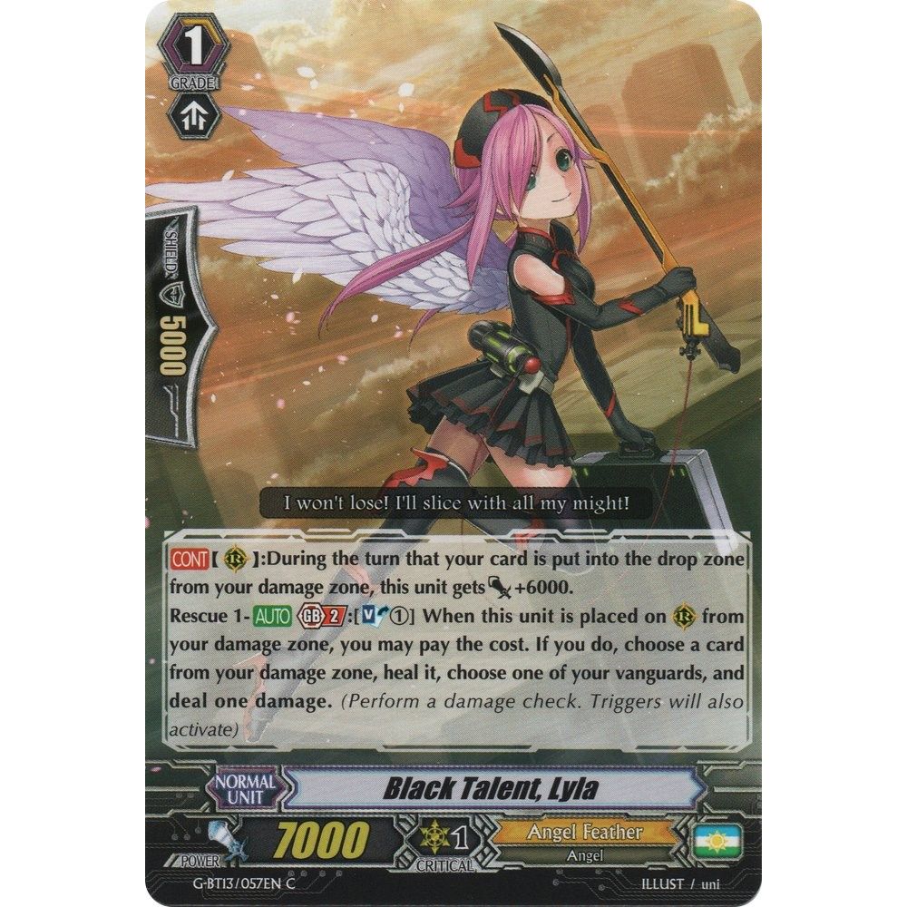 Image for Black Talent, Lyla (G-BT13/057EN) (G-BT13) - Cardfight Vanguard