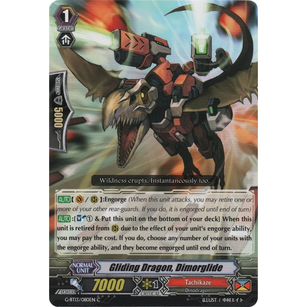 Image for Gliding Dragon, Dimorglide (G-BT13/080EN) (G-BT13) - Cardfight Vanguard