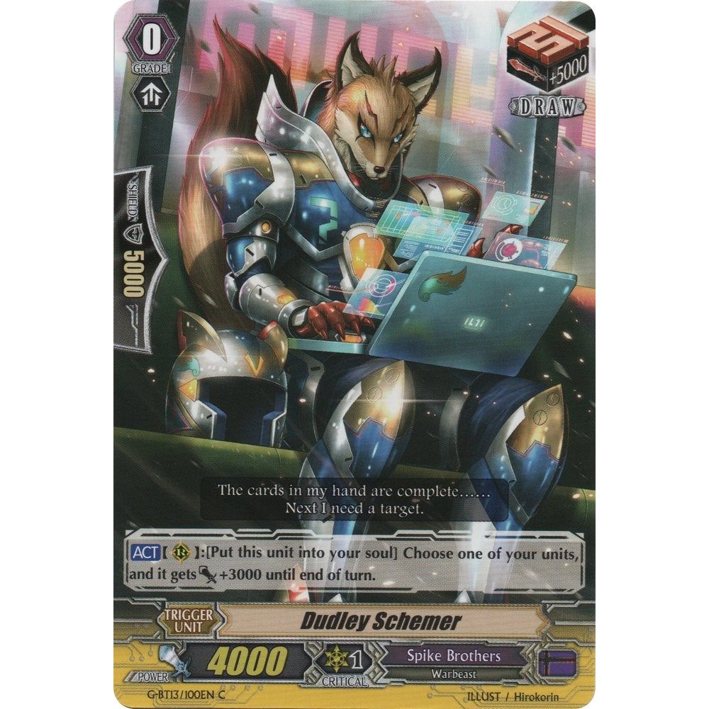Image for Dudley Schemer (G-BT13/100EN) (G-BT13) - Cardfight Vanguard
