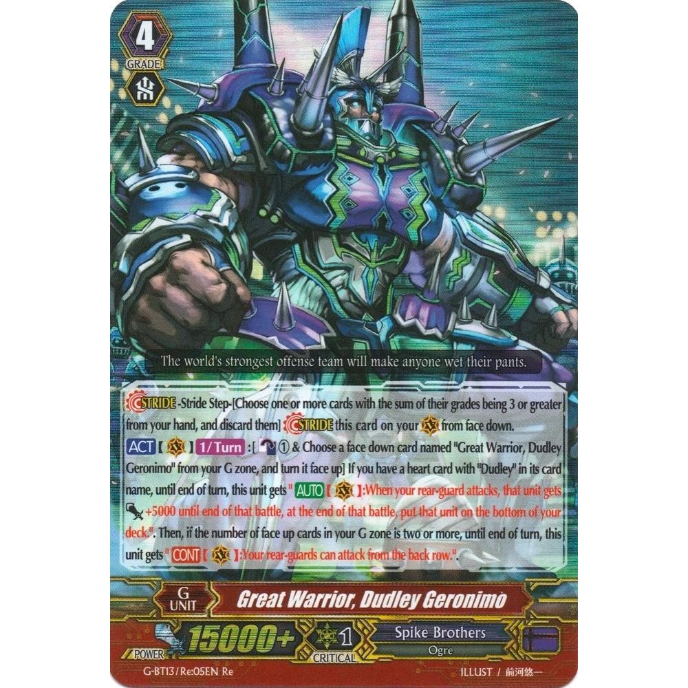 Image for Great Warrior, Dudley Geronimo (G-BT13/Re:05EN) (G-BT13) - Cardfight Vanguard