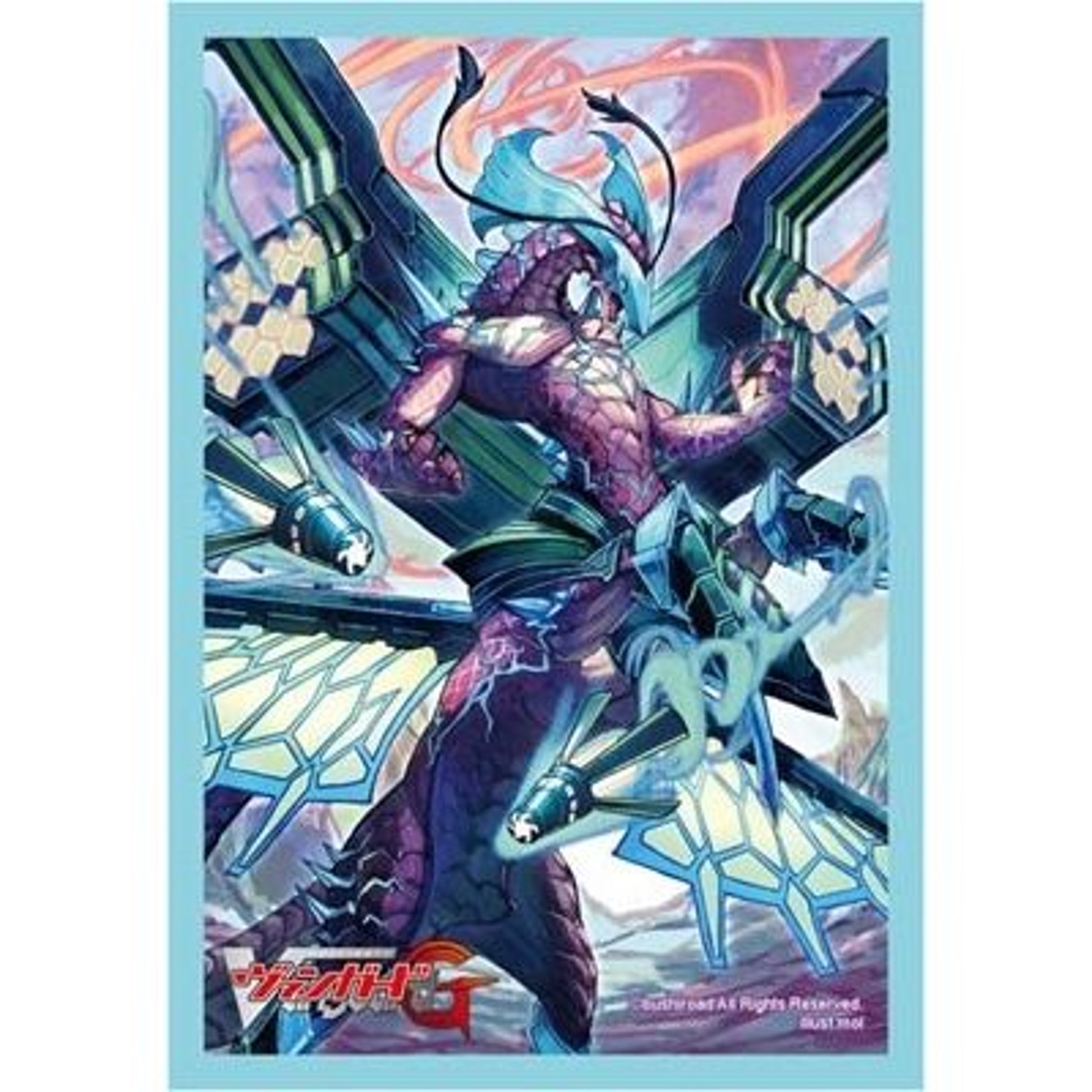 Image for Bushiroad Sleeve Collection Mini Vol.187 Cardfight!! Vanguard: Blue Storm Dragon, Maelstrom (60-Pack5 - Card Sleeves